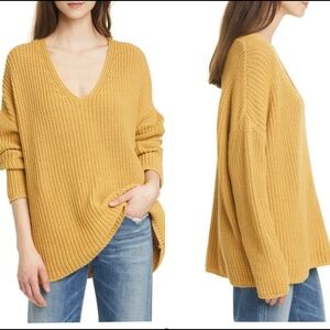 NWT —Jenni Kayne Fisherman Organic Cotton Blend Sweater